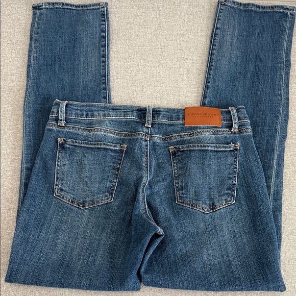 Lucky Brand Mid rise Straight Sweet Dark Blue Jeans - Picture 5 of 10